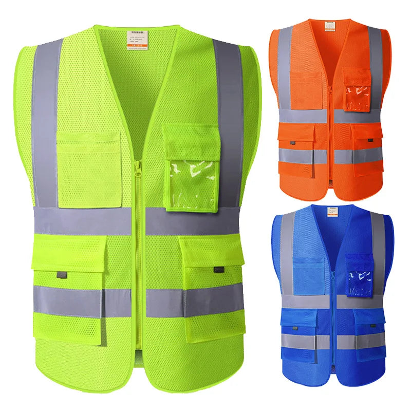 high visibility reflective mesh vests