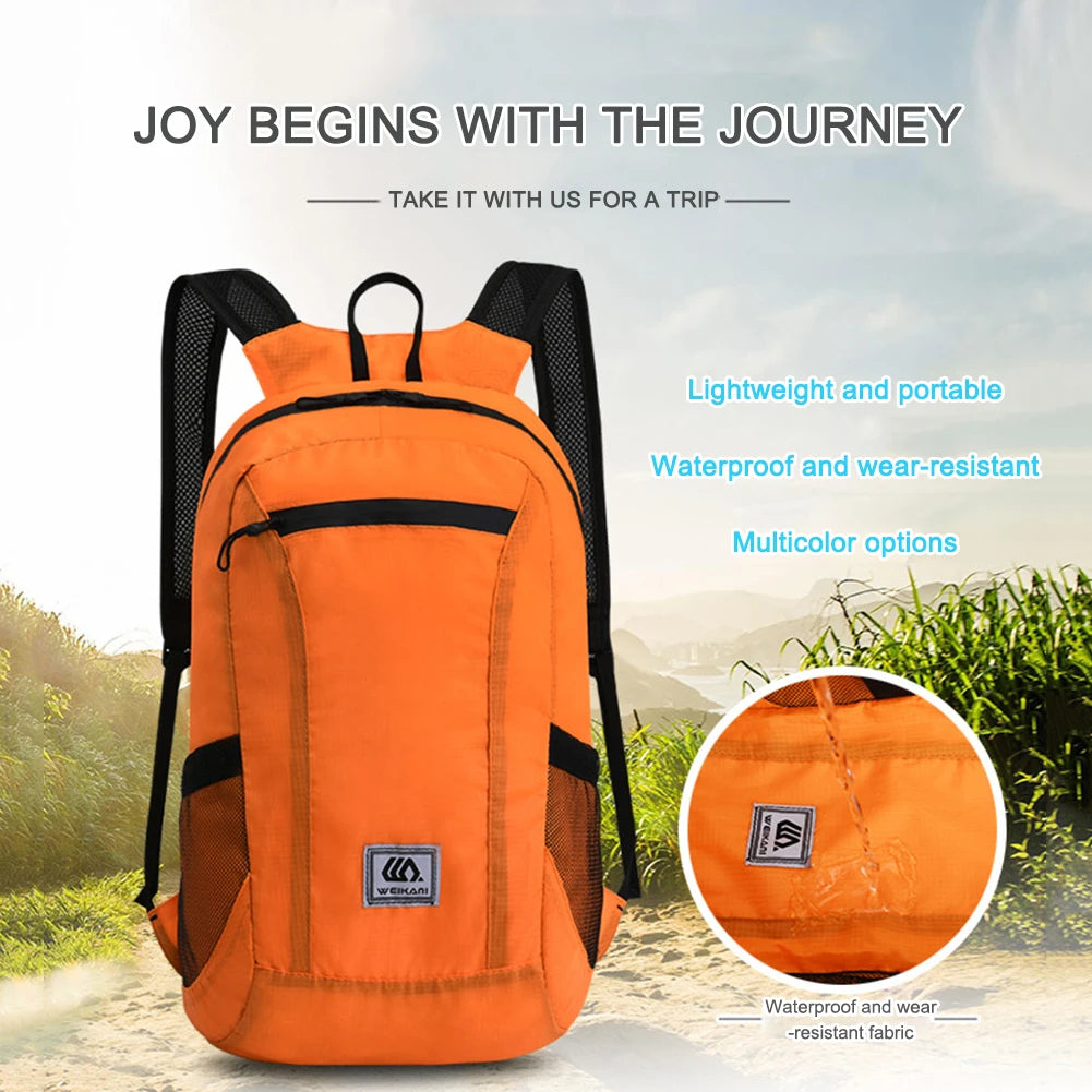 Portable Waterproof Travel & Hiking Backpack