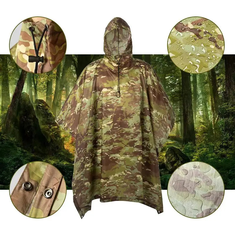 breathable tactical raincoats