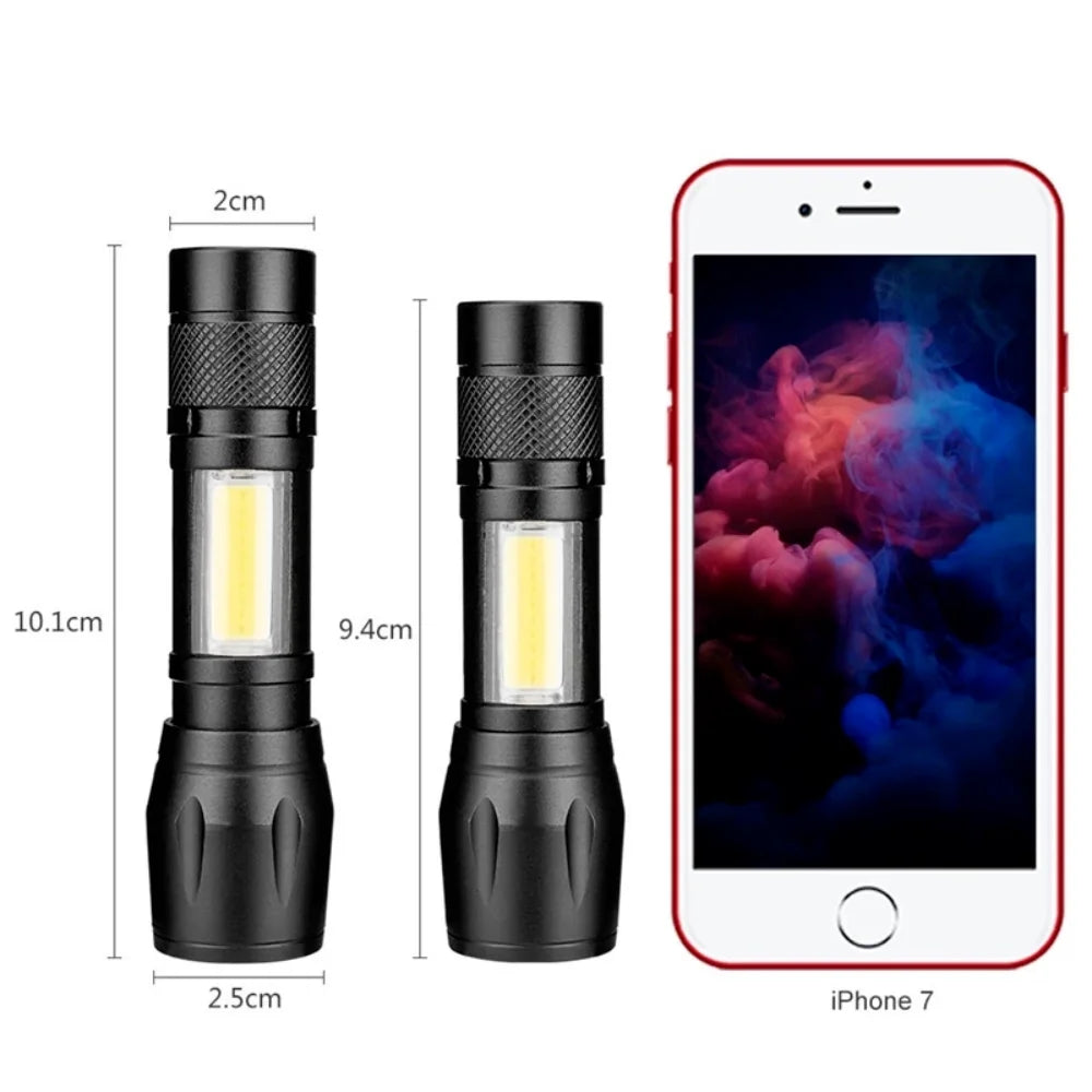 top compact rechargeable led flashlights